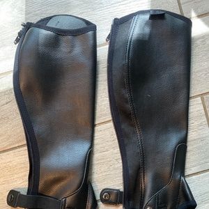 Equestrian shin guards